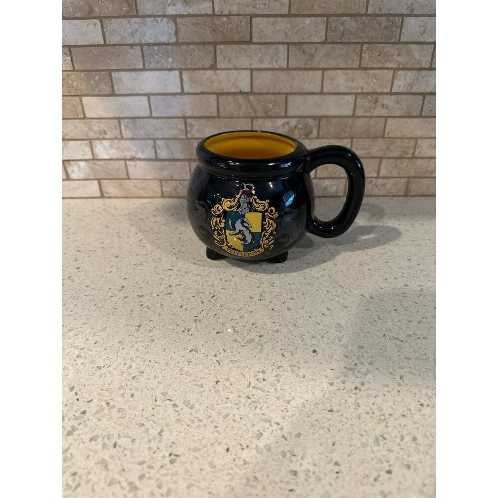 Harry Potter Ceramic Cauldron Coffee Mugs‎ Cups Hufflepuff